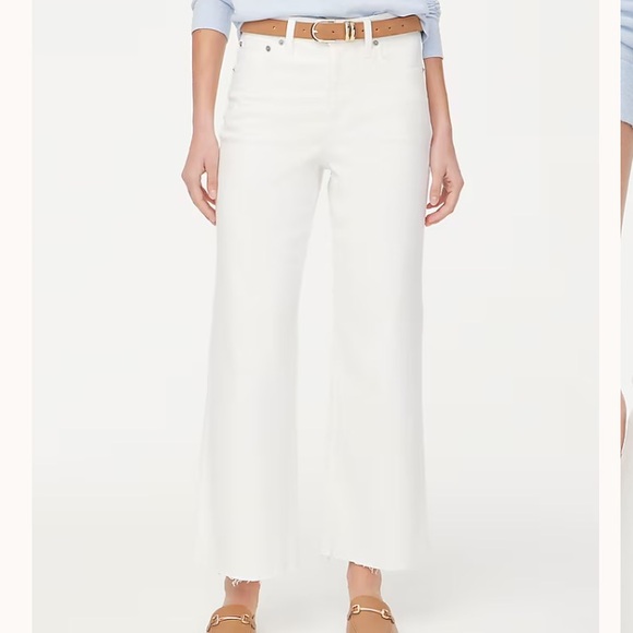 NWT Wide Leg Cropped Jean in All-Day Stretch - Picture 1 of 8